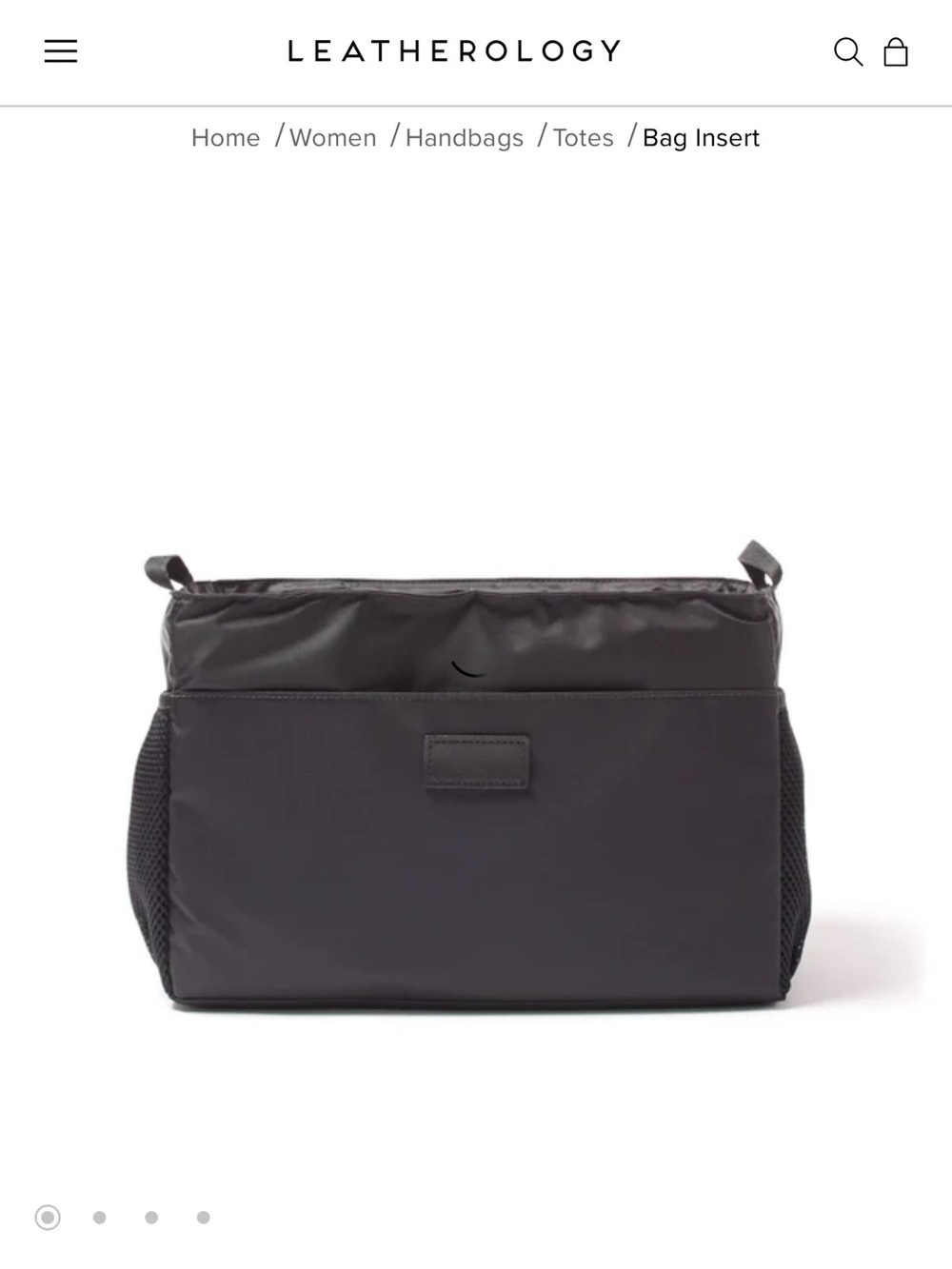 Leatherology Bag Insert Not Used